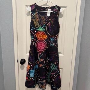 Disney parks Cars neon signs dress